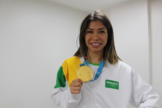 5ª MELHOR DO MUNDO: Atleta da Unimed Prudente garante ouro no Pan